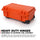 Nanuk 935 Waelled Hard Utility Case avec insert de diviseur rembourré et organisateur de couvercle (orange)