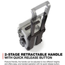 Nanuk 935 Wheeled Hard Utility Case with Padded Divider Insert & Lid Organizer (Silver)