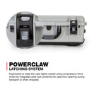 Nanuk 935 Wheeled Hard Utility Case with Padded Divider Insert & Lid Organizer (Silver)