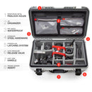 Nanuk 935 Wheeled Hard Utility Case with Padded Divider Insert & Lid Organizer (Silver)