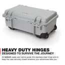 Nanuk 935 Wheeled Hard Utility Case with Padded Divider Insert & Lid Organizer (Silver)