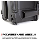 Nanuk 938 Wheeled Case with Lid Organizer & Padded Divider (Black)