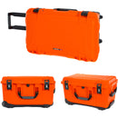 Nanuk 938 Wheeled Case with Lid Organizer & Padded Divider (Orange)