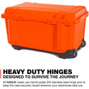 Nanuk 938 Wheeled Case with Lid Organizer & Padded Divider (Orange)
