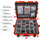 Nanuk 945 Case with Dividers and Lid Organizer (Orange)