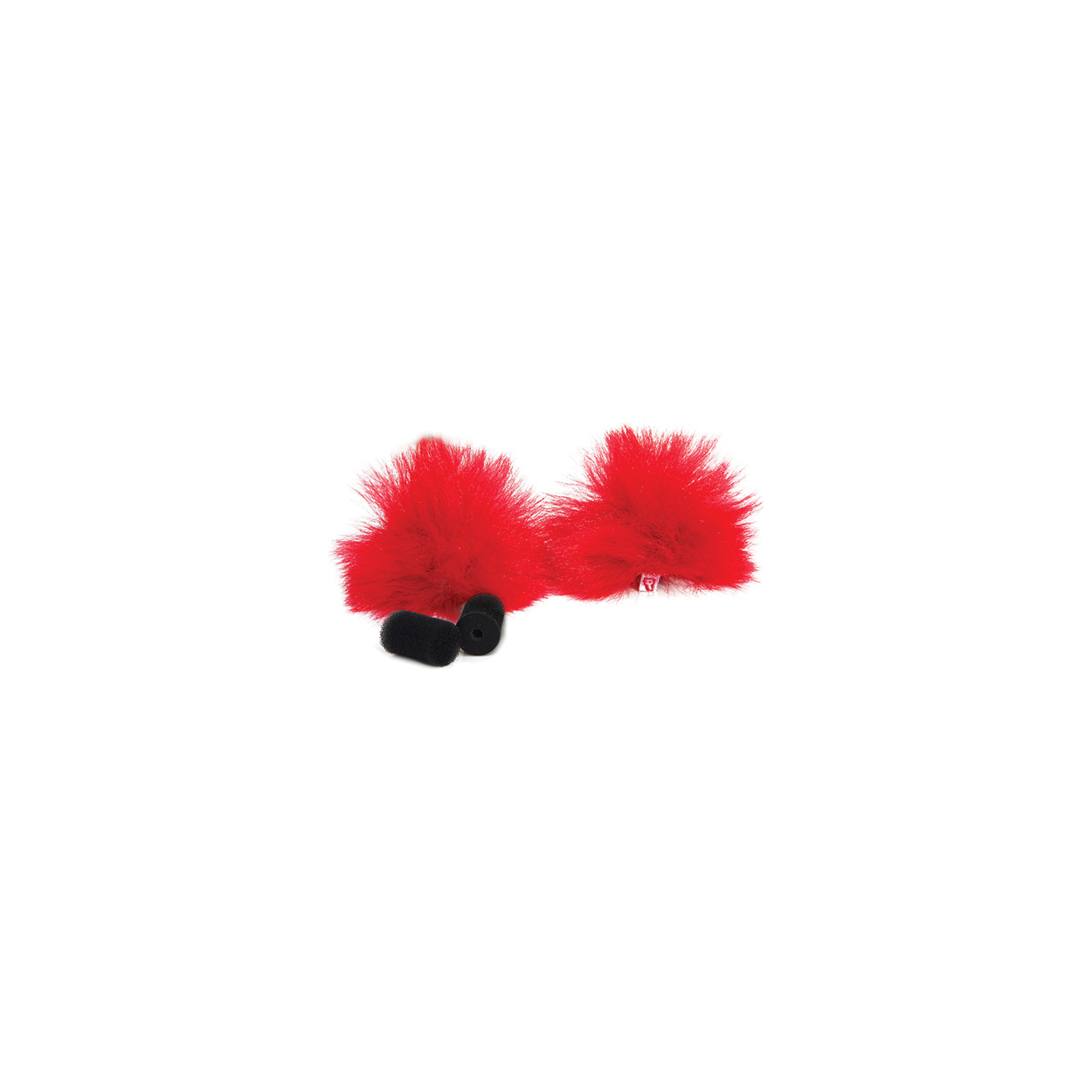 Rycote Red Lavalier Windjammer - Paire