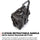 Nanuk 955 Hard Wheed Water avec divider set & couvercle Organisateur (noir)