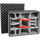 Nanuk 955 Hard Wheed Water avec divider set & couvercle Organisateur (noir)
