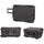 Nanuk 955 Hard Wheed Water avec divider set & couvercle Organisateur (noir)