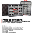 Nanuk 960 Protective Rolling Case with Dividers and Organizer (Black)