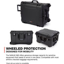 Nanuk 960 Protective Rolling Case with Dividers and Organizer (Black)
