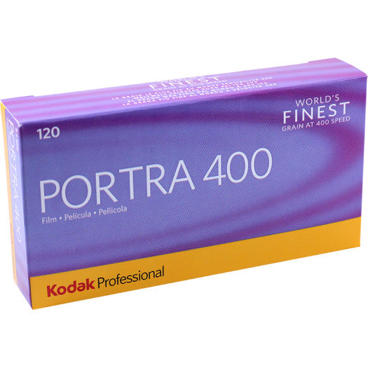 Kodak Professional Portra 400 Color Film 120 - 5 pack - expired