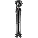 Manfrotto 290 EXTRA Aluminium 3-Section Tripod Kit  with Fluid Head