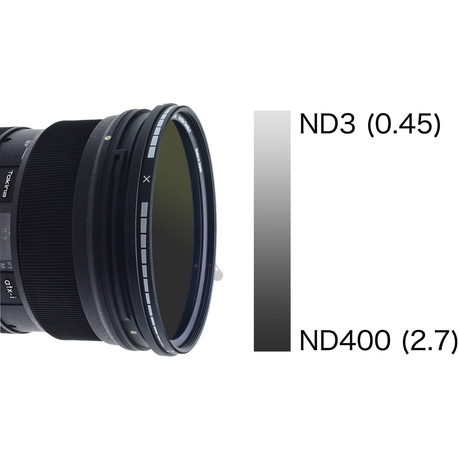 Hoya Variable Density II ND Filter (55mm, 1.5 to 9-Stop )