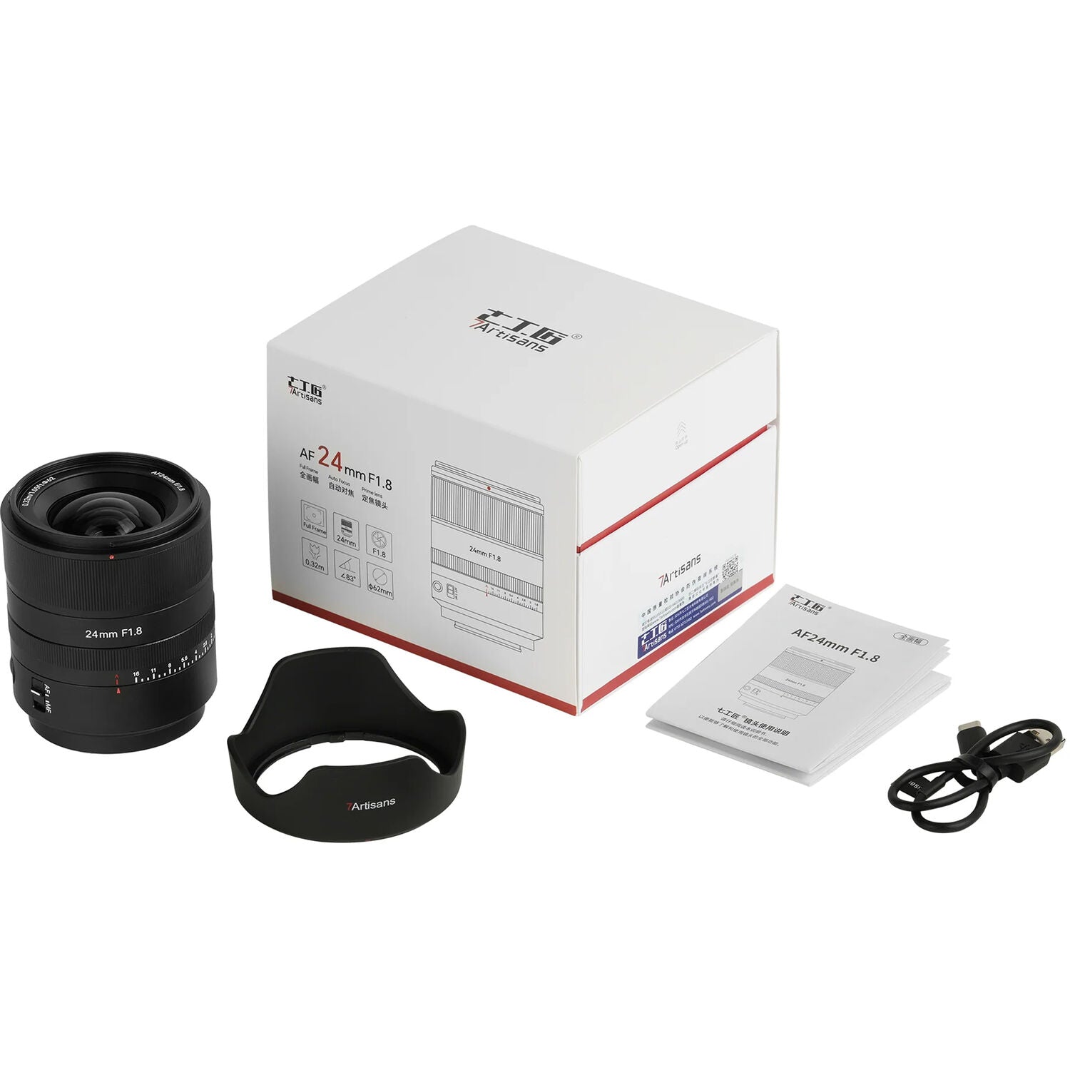 7artisans AF24mm F1.8 sans miroir Objectif pour Nikon (Nikon Z)