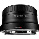 7artisans photoélectrique 27 mm f / 2,8 af Objectif (Nikon Z, Noir)