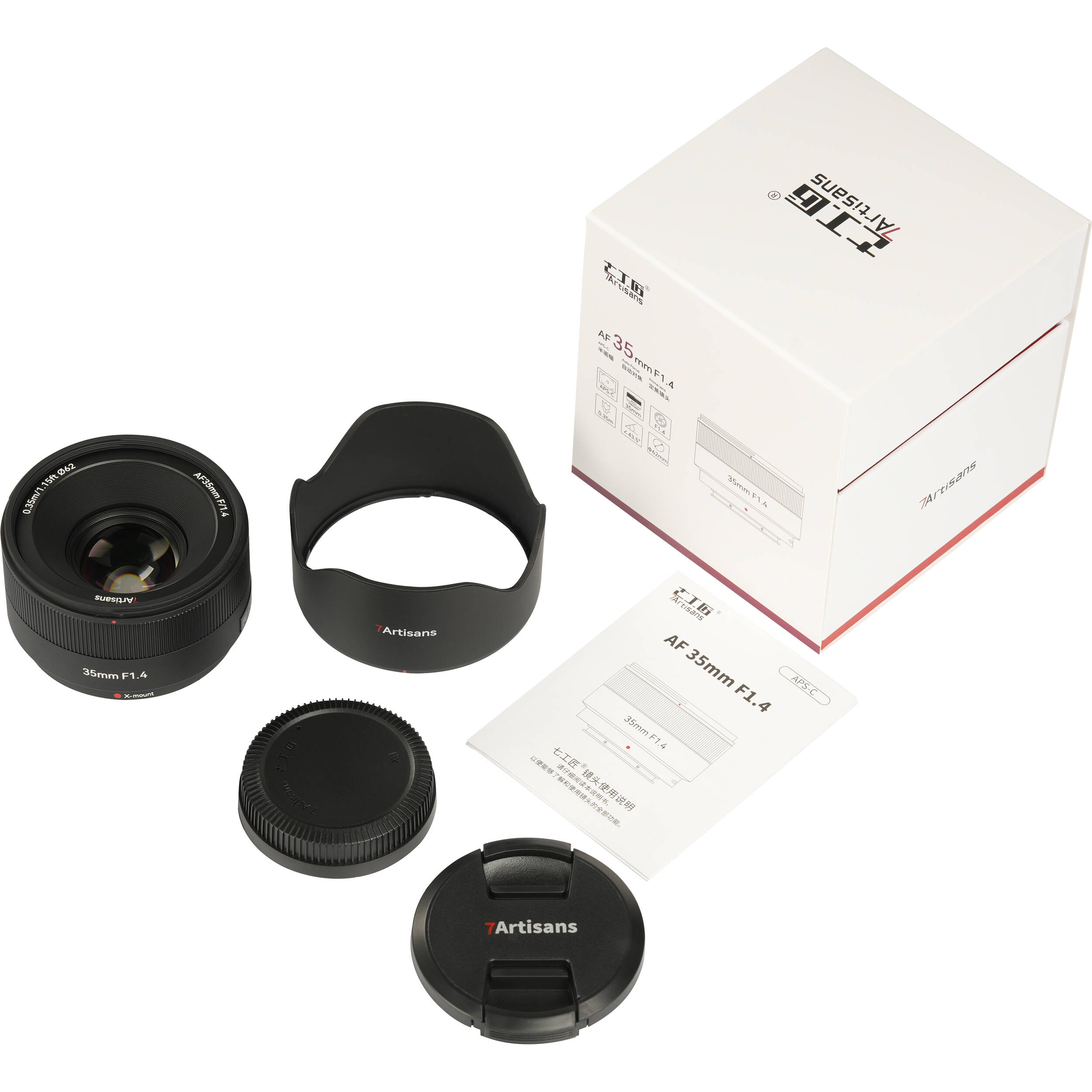 7artisans Photoelectric 35mm f/1.4 AF Lens (FUJIFILM X, Black)