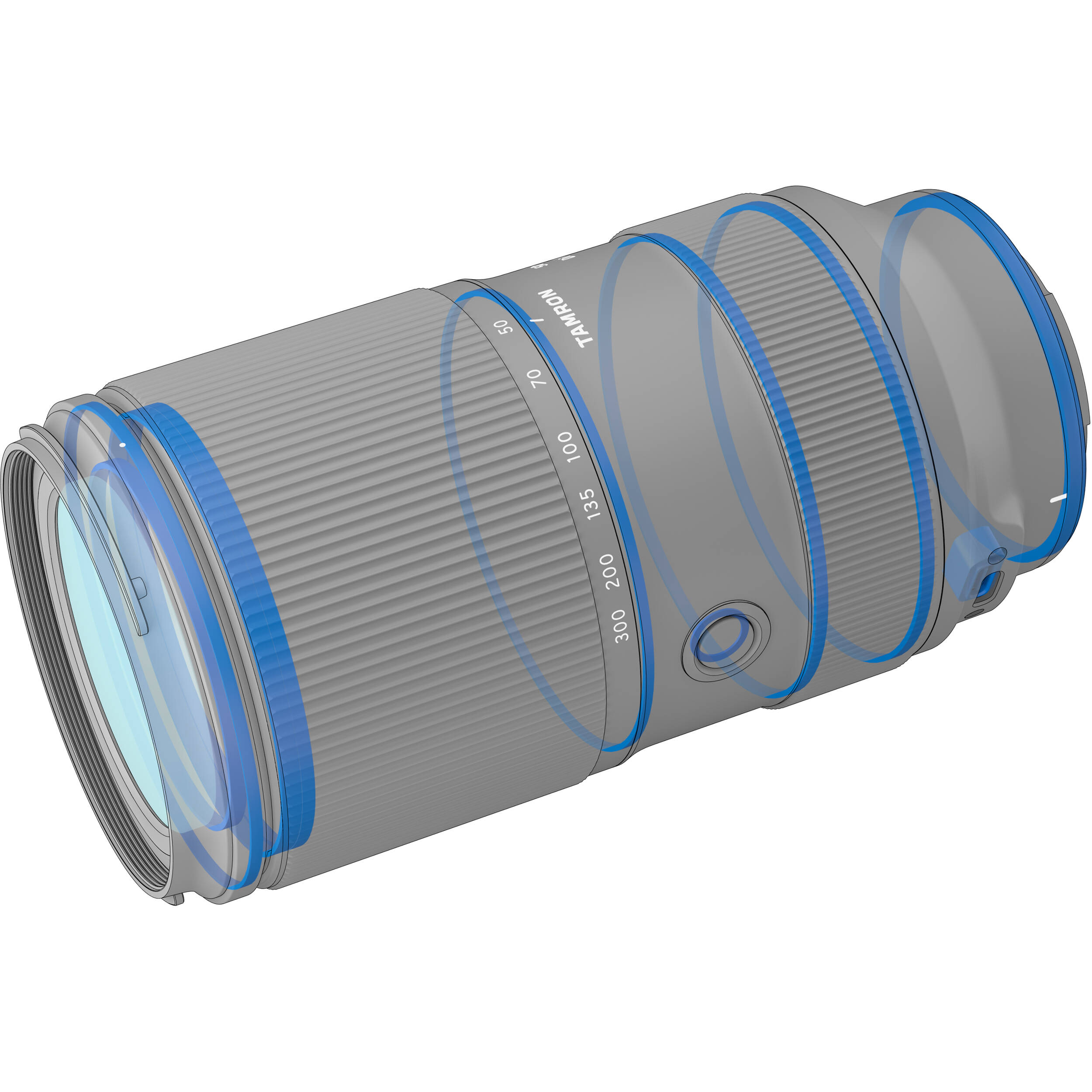 Tamron 50-300mm f/4.5-6.3 Di III VC VXD Objectif (Sony E)