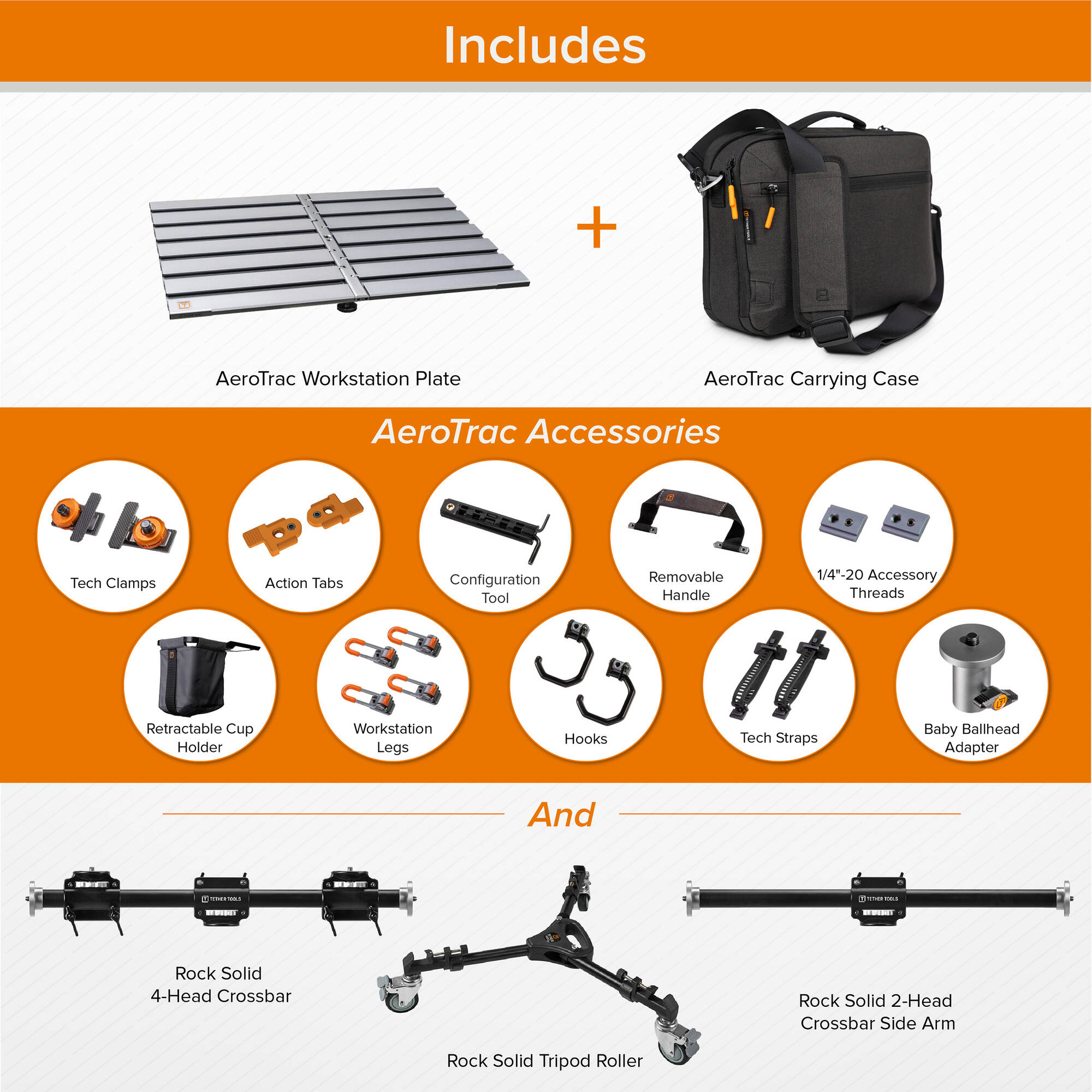 Tether Tools AeroTrac Workstation All-in-One Kit
