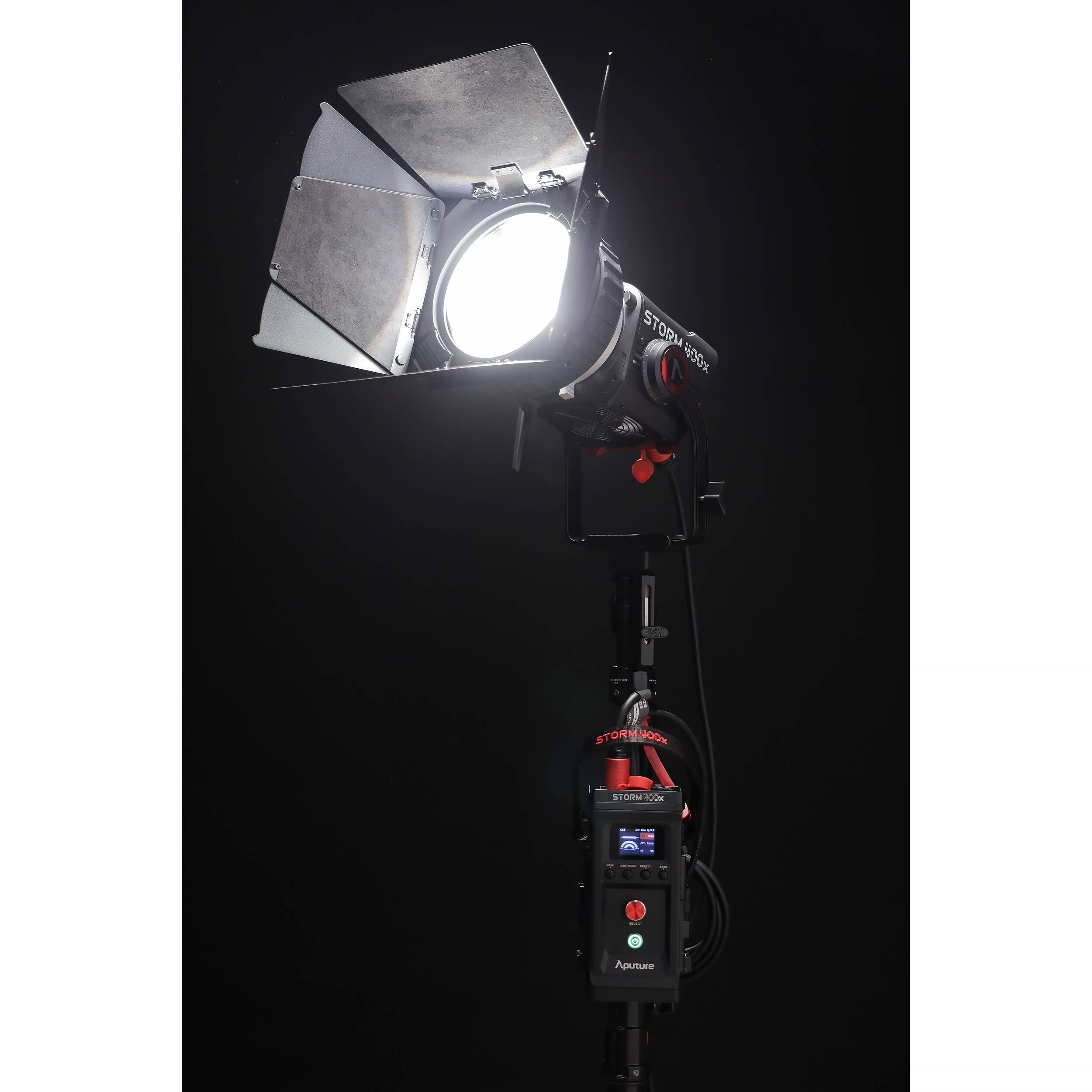 Aputure STORM 400x Tunable White LED Monolight (Gold Mount)