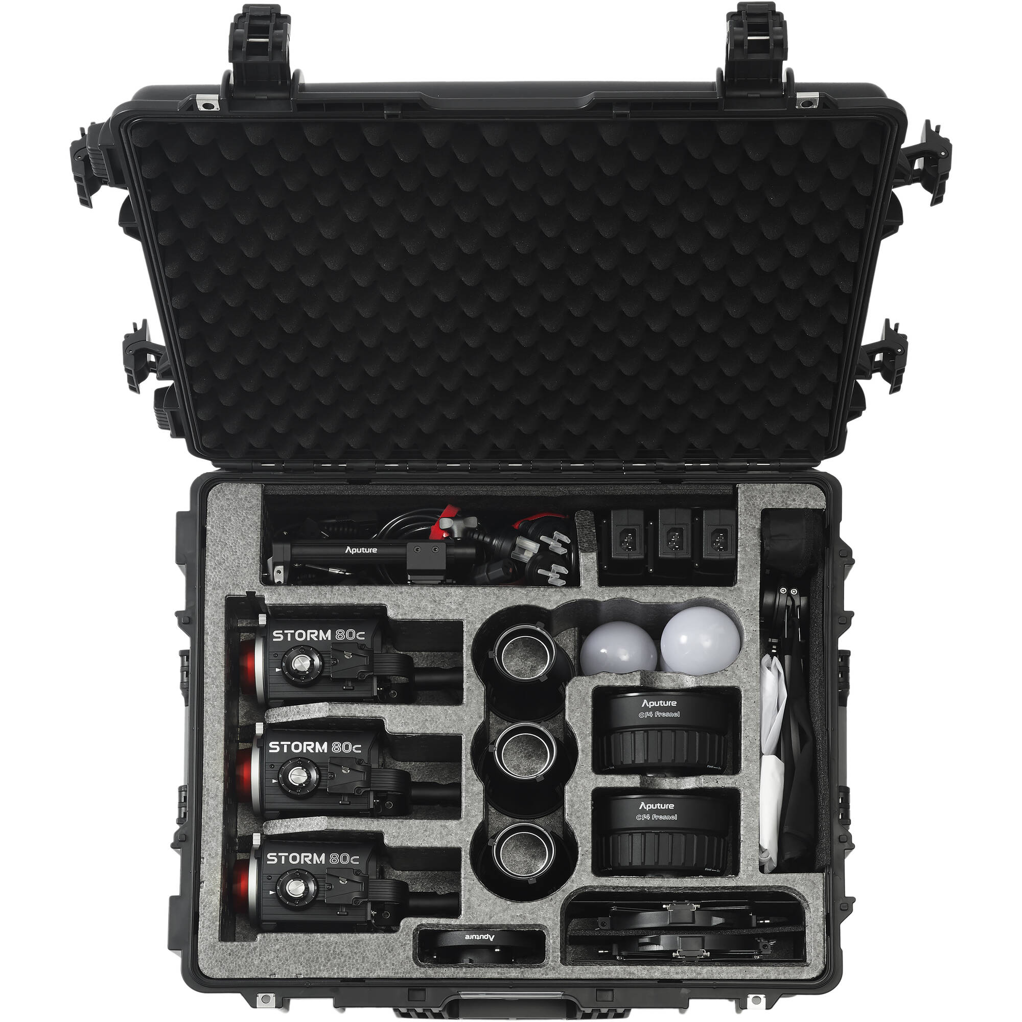 Aputure Storm 80c LED Monolight 3-Light Kit (US)