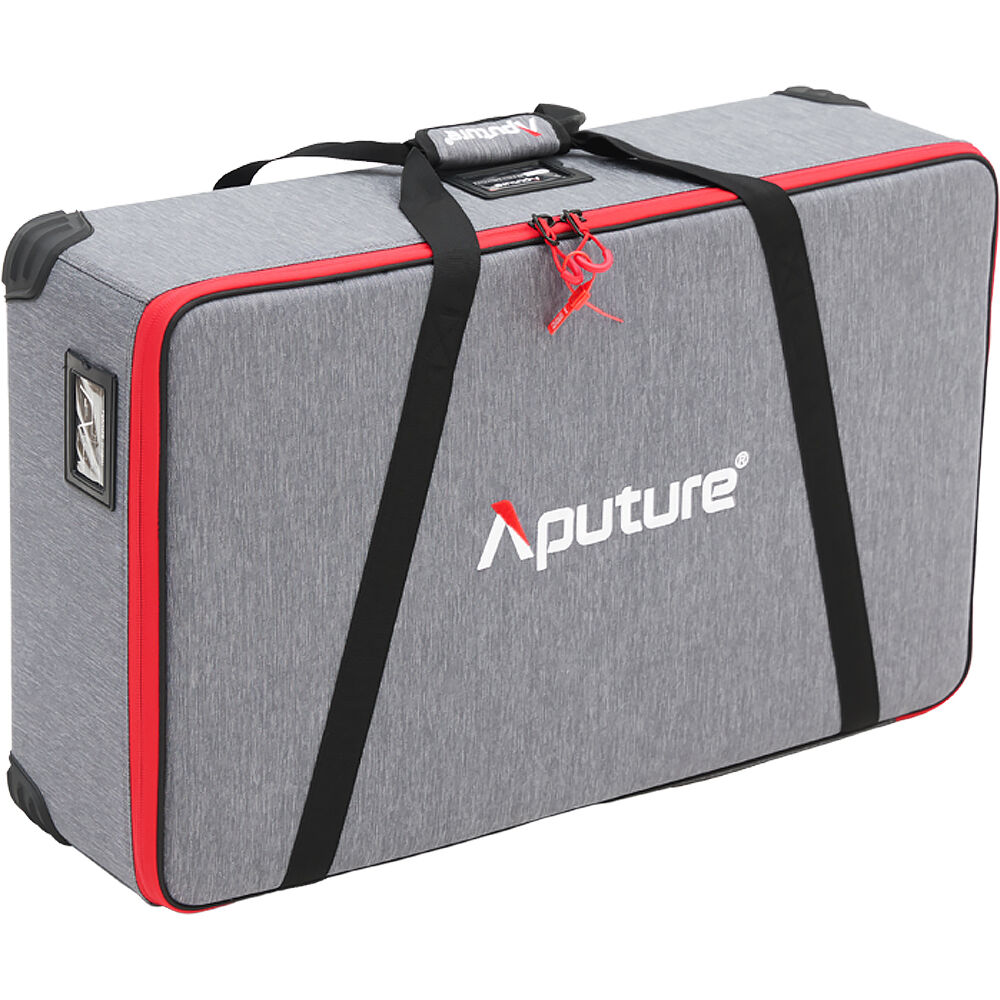 Aputure INFINIMAT LED avec softbox transparente et boîtier de commande 400 W (1 x 4', monture dorée)