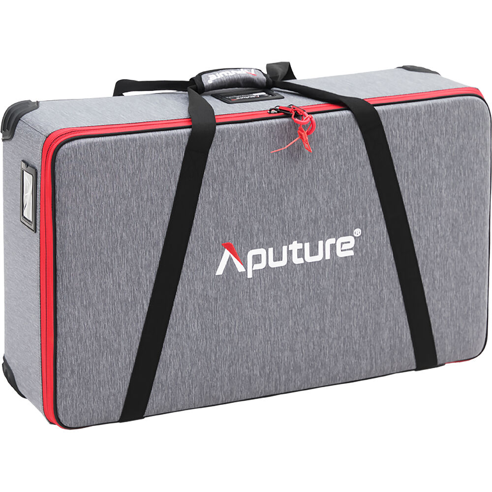 Aputure INFINIMAT LED avec softbox transparente et boîtier de commande 400 W (2 x 4', monture dorée)