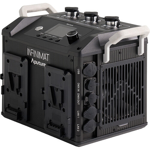Aputure INFINIMAT LED avec softbox transparente et boîtier de commande 400 W (2 x 4', montage en V)
