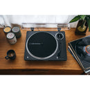 Audio-Technica Consumer AT-LP70XBT Fully Automatic Belt-Drive Turntable with Bluetooth (Black and Silver)