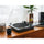 Audio-Technica Consumer AT-LP70XBT entièrement automatique à conduite à conduite entièrement automatique avec Bluetooth (Noir et argent)