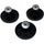 Cartoni Pivoting aluminum feet for STUDIO tripods  (3 pcs)