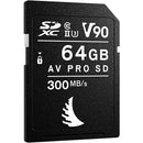 Angelbird 64 Go Av Pro Mk2 UHS-II SDXC V90 Memory Carte