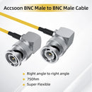 Accsoon Right Angle SDI to Right Angle SDI cable - Yellow