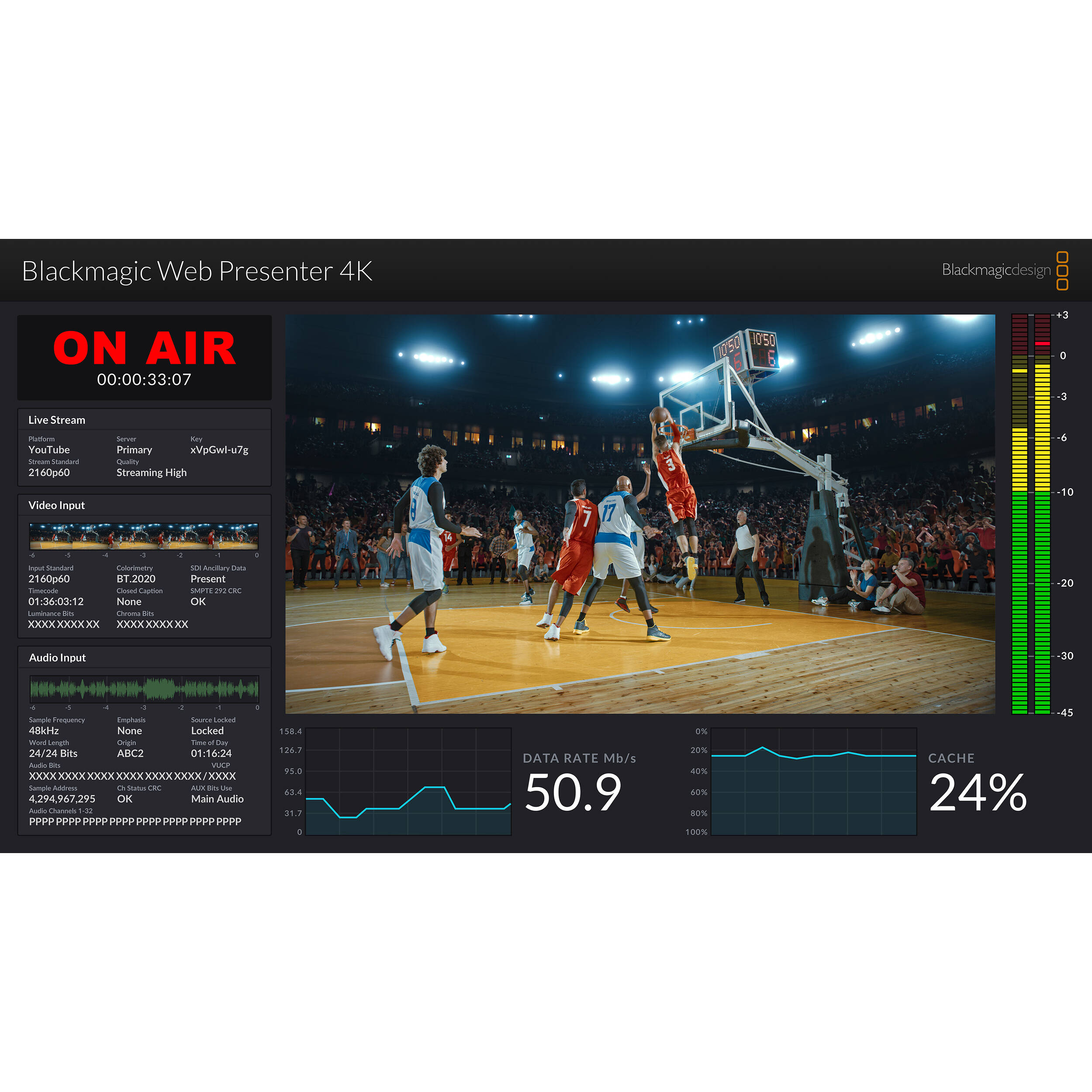 Blackmagic Design Web Presenter 4K for HD/UltraHD Streaming