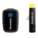 Saramonic Blink 500 Digital Camera-Mount Wireless Omni Lavalier Microphone System (2.4 GHz) Black 1 Transmitter + 1 Lav mic Lightning