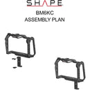 SHAPE Cage pour le cinéma blackmagique caméra 6K, 6K Pro et 6K G2