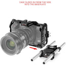 SHAPE Cage with Top Handle & 15mm Rod System for Blackmagic Cinema Camera 6K, 6K Pro & 6K G2