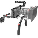 SHAPE Cage avec support d'épaule et poignée supérieure pour le cinéma blackmagic caméra 6K, 6K Pro et 6K G2