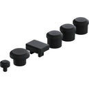 Ensemble de conception blackmagique de 6 capuchons en caoutchouc protecteur pour les caméras d'Ursa Cine