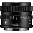 Sigma 17mm f/4 DG Contemporary Lens (L-Mount, Black)