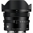 Sigma 17 mm f / 4 dg contemporain Objectif (Sony E, Noir)