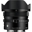 Sigma 17mm f/4 DG Contemporary Lens (Sony E, Black)