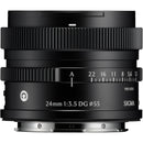Sigma 24mm f/3.5 DG Contemporary Lens (L-Mount, Black)