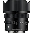 Sigma 24 mm f / 3,5 dg contemporain Objectif (Sony E, Noir)