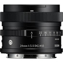 Sigma 24 mm f / 3,5 dg contemporain Objectif (Sony E, Noir)