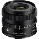 Sigma 24 mm f / 3,5 dg contemporain Objectif (Sony E, Noir)