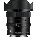 Sigma 24mm f/2 DG Contemporary Lens (L-Mount, Black)