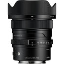 Sigma 24 mm f / 2 dg contemporain Objectif (Sony E, Noir)
