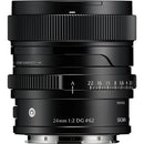 Sigma 24 mm f / 2 dg contemporain Objectif (Sony E, Noir)