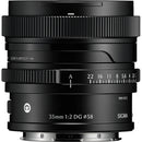 Sigma 35mm f/2 DG Contemporary Lens (Sony E, Black)
